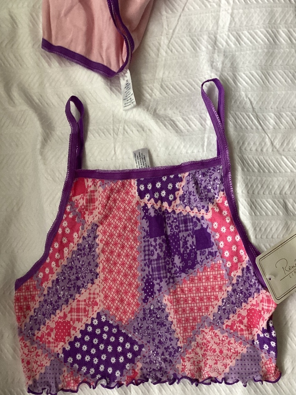Rene Rofe Girls Cami & Bottom Set size 12 NEW - Picture 2 of 5